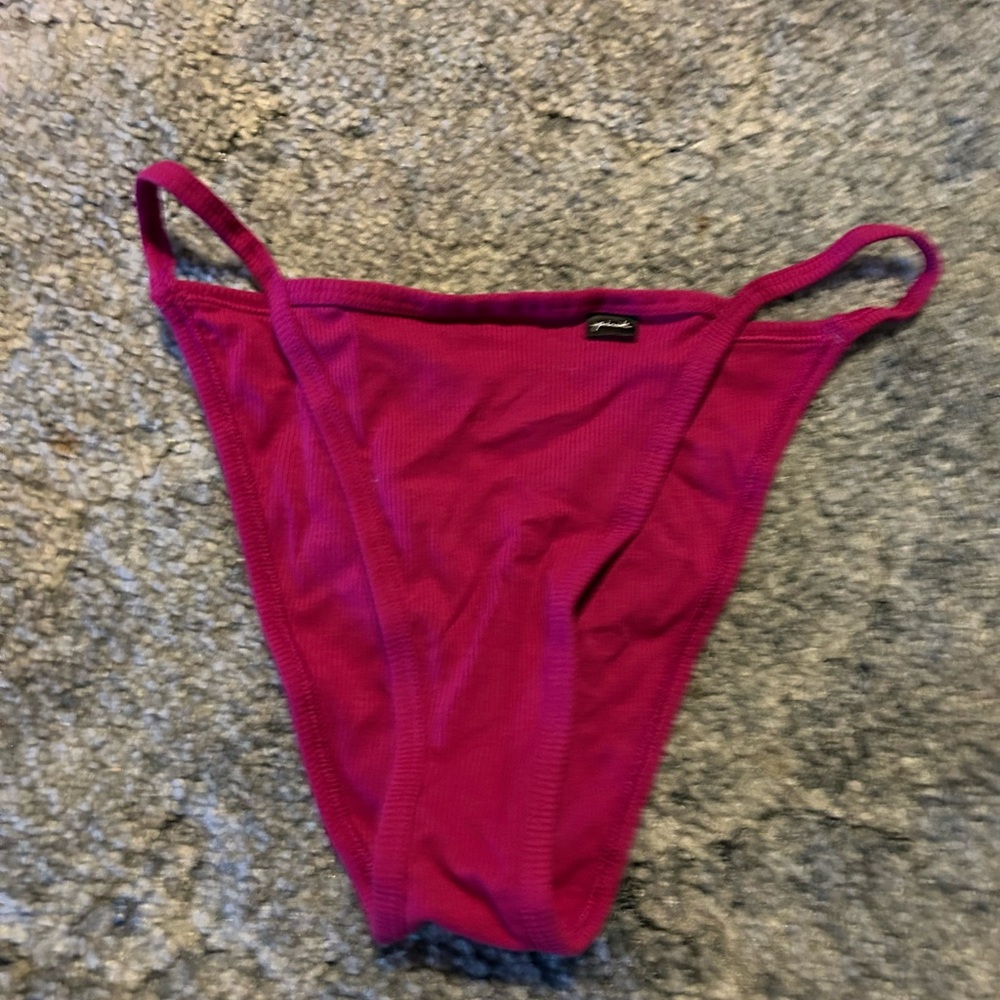 Pink Victoria's Secret high leg bikini underwear